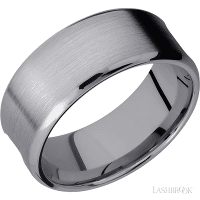 Tantalum with Polish , Polish Finish Custom Wedding Band