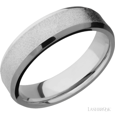 Titanium with Satin , Polish Finish and Forged Carbon Fiber Sleeve Custom Wedding Band
