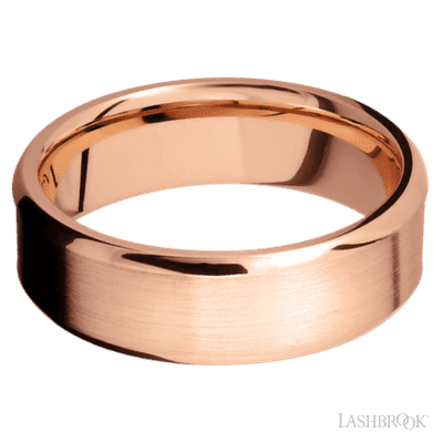 14K Rose Gold with Polish , Polish Finish - view 3