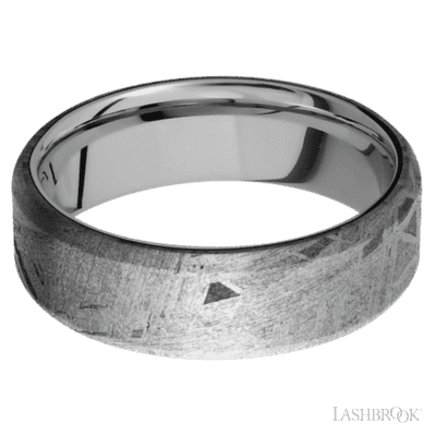 Meteorite with None Finish and Titanium - view 3