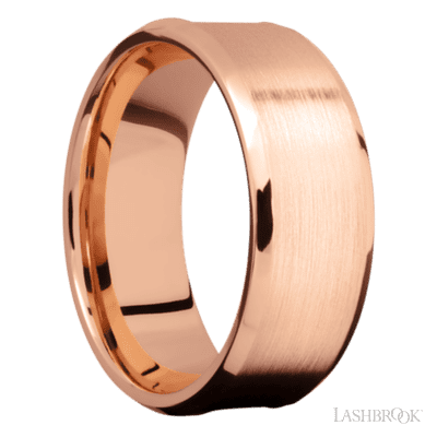 14K Rose Gold with Polish , Polish Finish - view 2