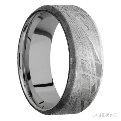 Meteorite with None Finish and Titanium - view 2