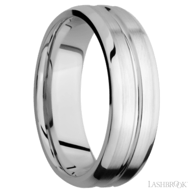 14K White Gold with Polish , Polish Finish - view 2