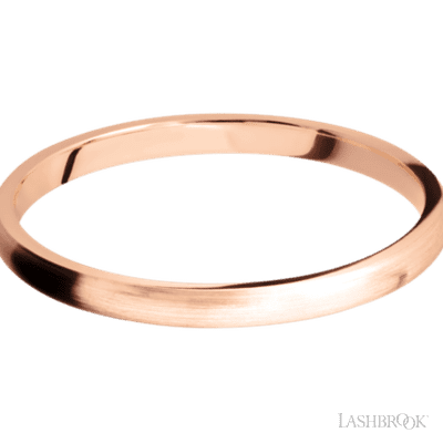14K Rose Gold with Polish Finish - view 3