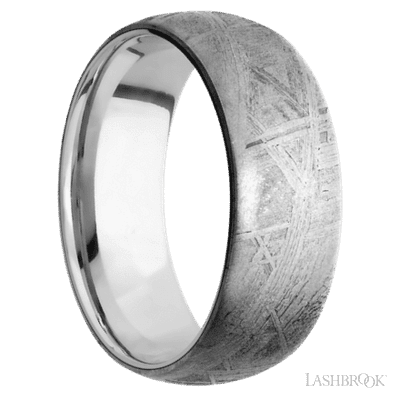 Meteorite with None Finish and Titanium - view 2