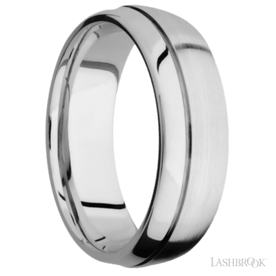 14K White Gold with Polish , Polish Finish - view 2