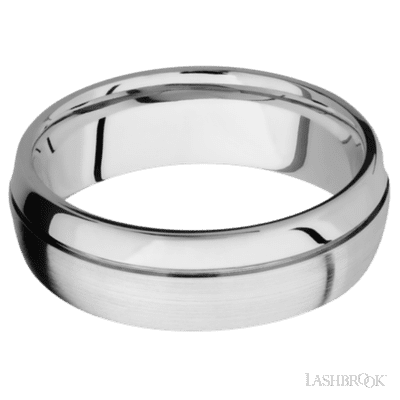 14K White Gold with Polish , Polish Finish - view 3