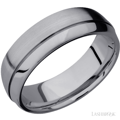 Tantalum with Anglesatin , Polish Finish and 10K Yellow Gold Sleeve