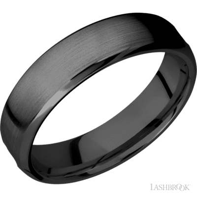 Zirconium with Satin , Polish Finish