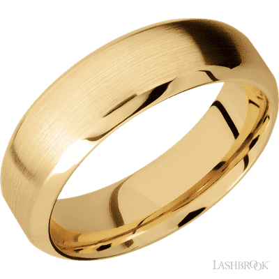 10K Yellow Gold with Bead , Polish Finish