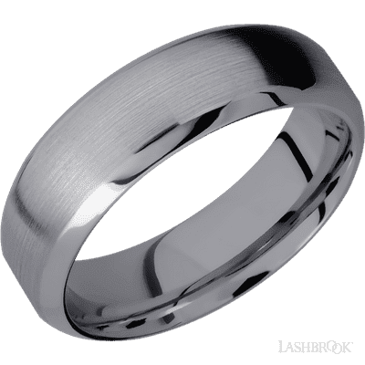 Tantalum with Satin , Polish Finish and Coral Inlay