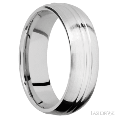 14K White Gold with Polish , Polish Finish - view 2