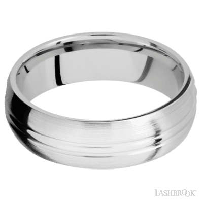 14K White Gold with Polish , Polish Finish - view 3