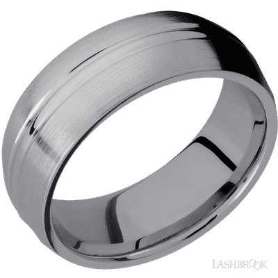 Tantalum with Polish , Polish Finish and Black Mother of Pearl Sleeve