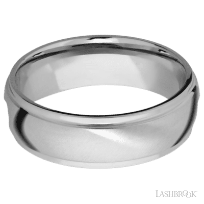 14K White Gold with Polish , Polish Finish - view 3
