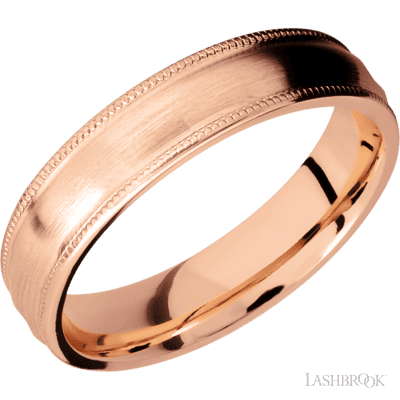 14K Rose Gold with Anglesatin Finish