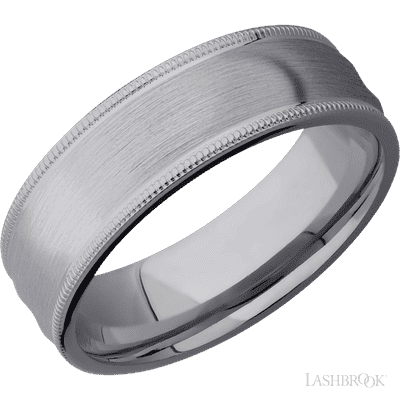 Tantalum with Anglesatin Finish and Antler Sleeve