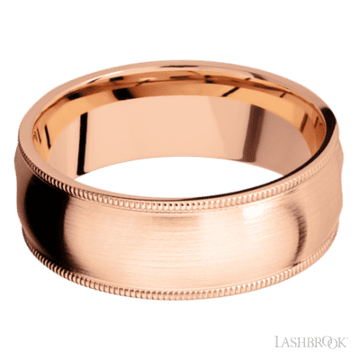 18K Rose Gold with Polish Finish - view 3