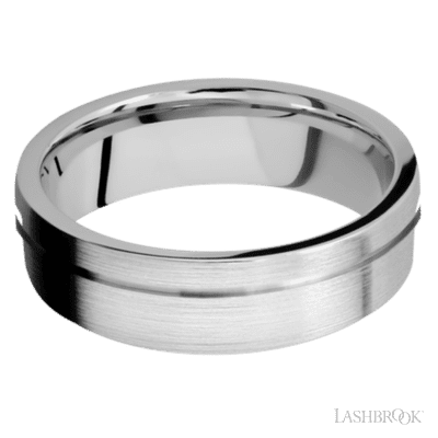14K White Gold with Polish , Polish Finish - view 3