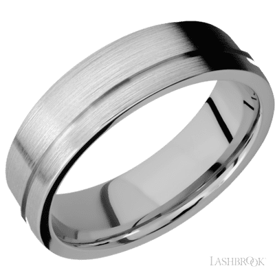 Titanium with Satin , Polish Finish and Whiskey Barrel Sleeve
