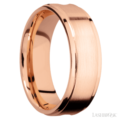 14K Rose Gold with Polish , Polish Finish - view 2