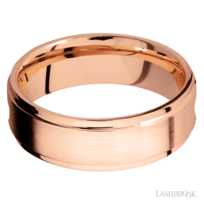 14K Rose Gold with Polish , Polish Finish - view 3
