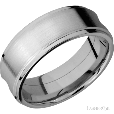 Titanium with Polish , Polish Finish and Titanium Inlay