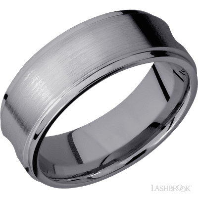 Tantalum with Polish Finish Custom Wedding Band