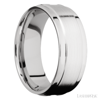 14K White Gold with Polish , Polish Finish - view 2