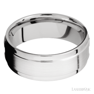 14K White Gold with Polish , Polish Finish - view 3