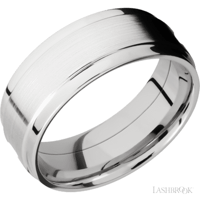 Cobalt Chrome with Polish Finish and Zirconium Inlay
