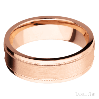 14K Rose Gold with Polish , Polish Finish - view 3