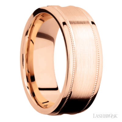 14K Rose Gold with Polish , Polish Finish - view 2
