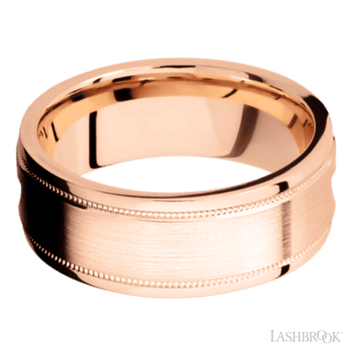 14K Rose Gold with Polish , Polish Finish - view 3