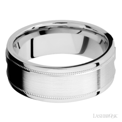 14K White Gold with Polish , Polish Finish - view 3