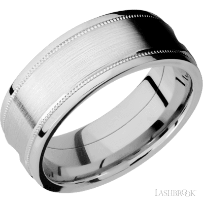 Titanium with Satin , Polish Finish and Sunset Inlay