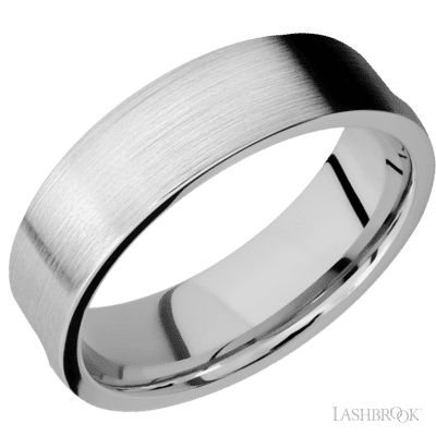 10K White Gold with Satin Finish and Antler Sleeve