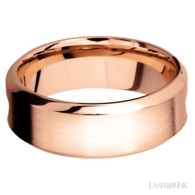 14K Rose Gold with Polish , Polish Finish - view 3