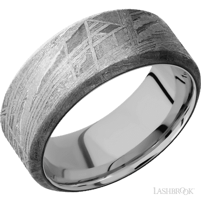 Meteorite and Zirconium Sleeve