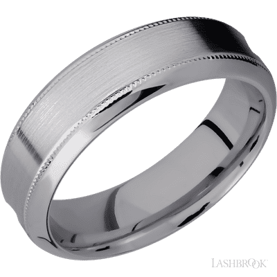 Tantalum with Satin , Polish Finish and Turquoise Inlay