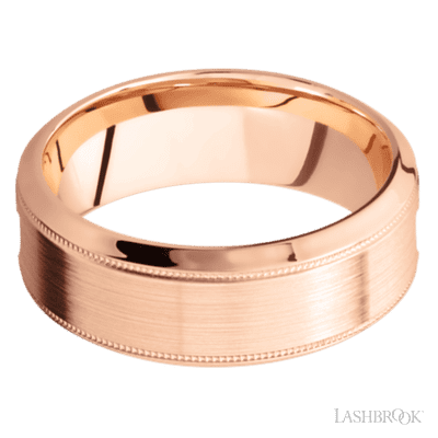 14K Rose Gold with Polish , Polish Finish - view 3