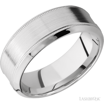 Cobalt Chrome with Polish , Polish Finish and Silver Carbon Fiber Inlay