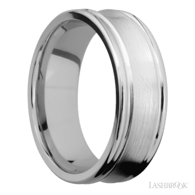 14K White Gold with Polish , Polish Finish - view 2