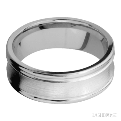 14K White Gold with Polish , Polish Finish - view 3