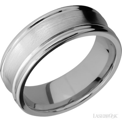 Titanium with Satin , Polish Finish