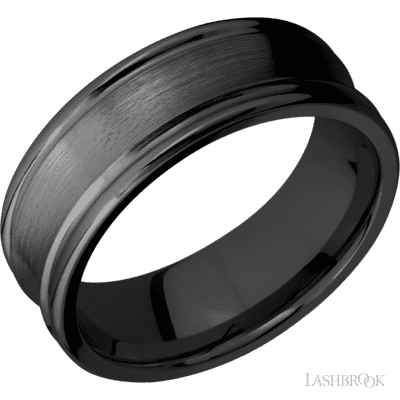 Zirconium with Treebarkh , Polish Finish