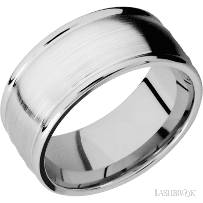 14K White Gold with Polish , Polish Finish and King's Field Inlay