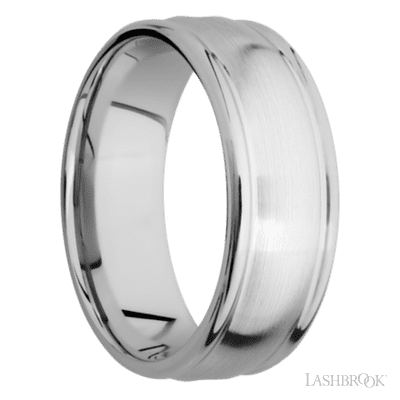 14K White Gold with Polish , Polish Finish - view 2