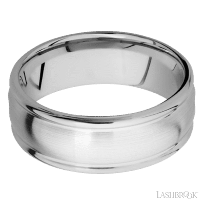14K White Gold with Polish , Polish Finish - view 3