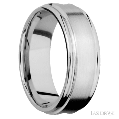 14K White Gold with Polish , Polish Finish - view 2